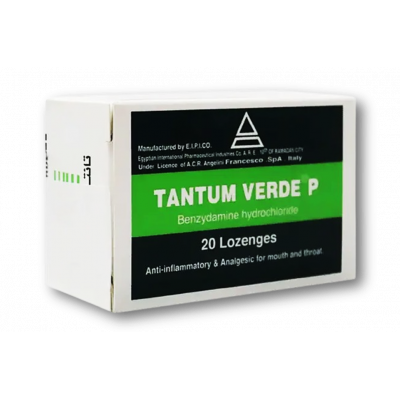 TANTUM VERDE-P 3 MG ( BENZYDAMINE HCL ) 20 LOZENGES